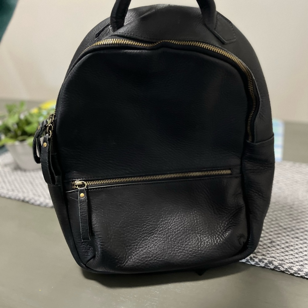 Duluth trading co forever leather backpack